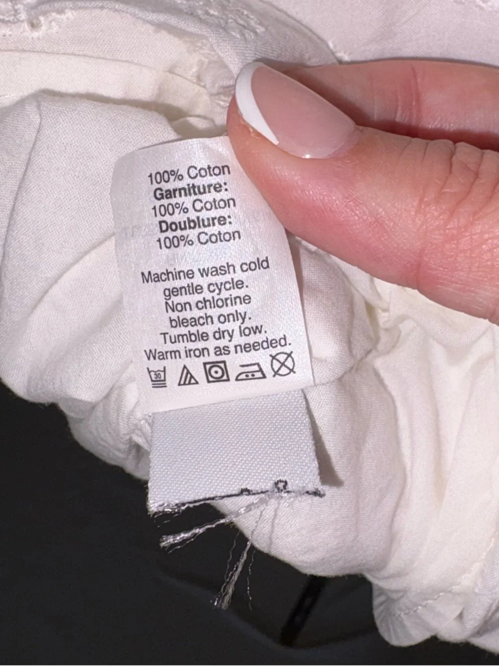 J. Crew White Eyelet Lace Relaxed Fit Cotton Shirt Dress Size 4 - Picture 8 of 9